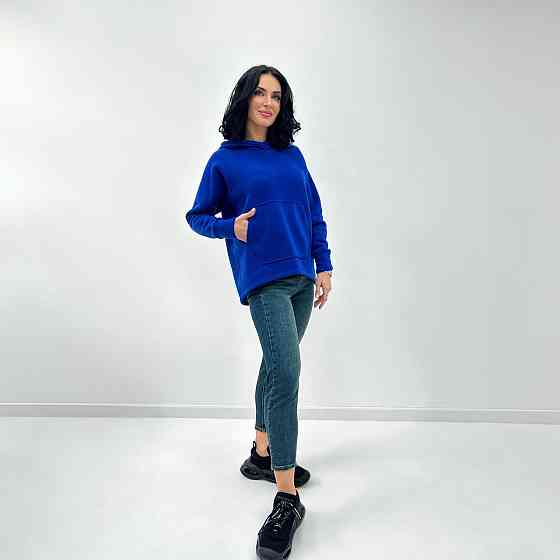 Худі вільного крою з капюшоном "Sky" оптом | Норма | Розпродаж моделі Київ