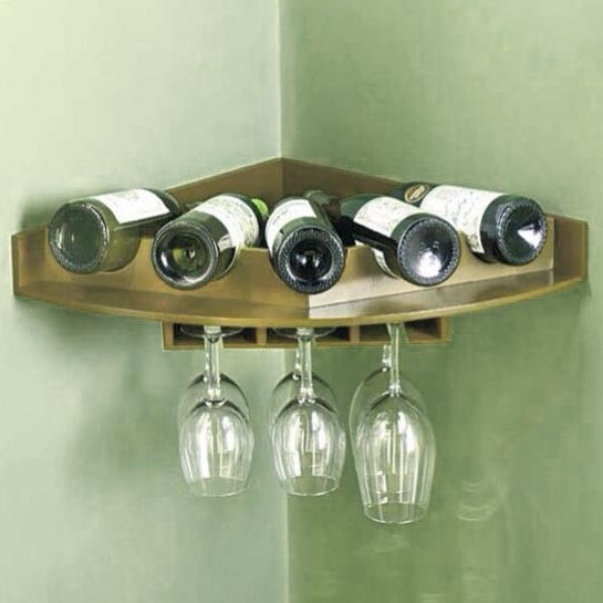 Настінна винна полиця "Кеджі" палісадр Миколаїв - фото 1