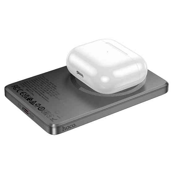 Зовнішній акумулятор HOCO Q26 Joy PD20W magnetic fast charging power bank(5000mAh) metal gray Київ