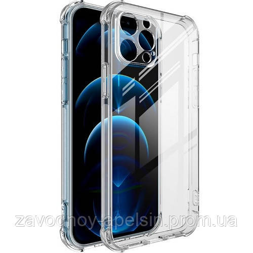 IPhone 12 pro max Прозорий чохол Антишок Одеса - фото 1