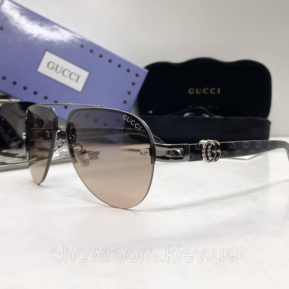 Чоловічі сонцезахисні окуляри GG (5020) grey Київ - фото 2