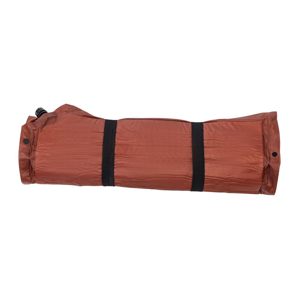 Туристичний матрас з надувним підголовником 175х65 см бежевий Київ - фото 5