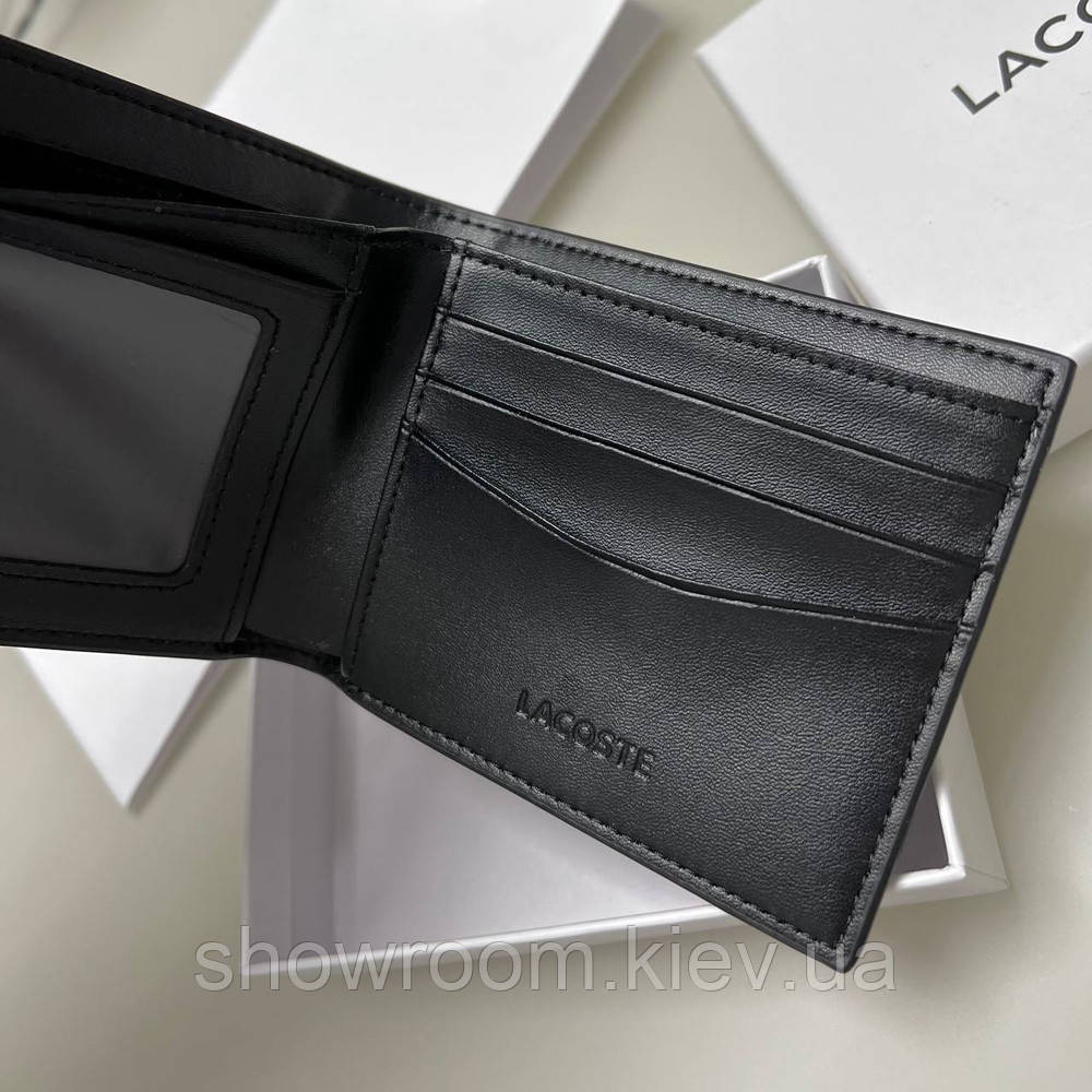 Чоловіче портмоне Lacoste (1714) подарункова упаковка Київ - фото 7