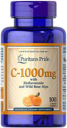Вітамін С з біофлавоноїдами Puritan's Pride Vitamin C 1000 мг 100 таб Київ