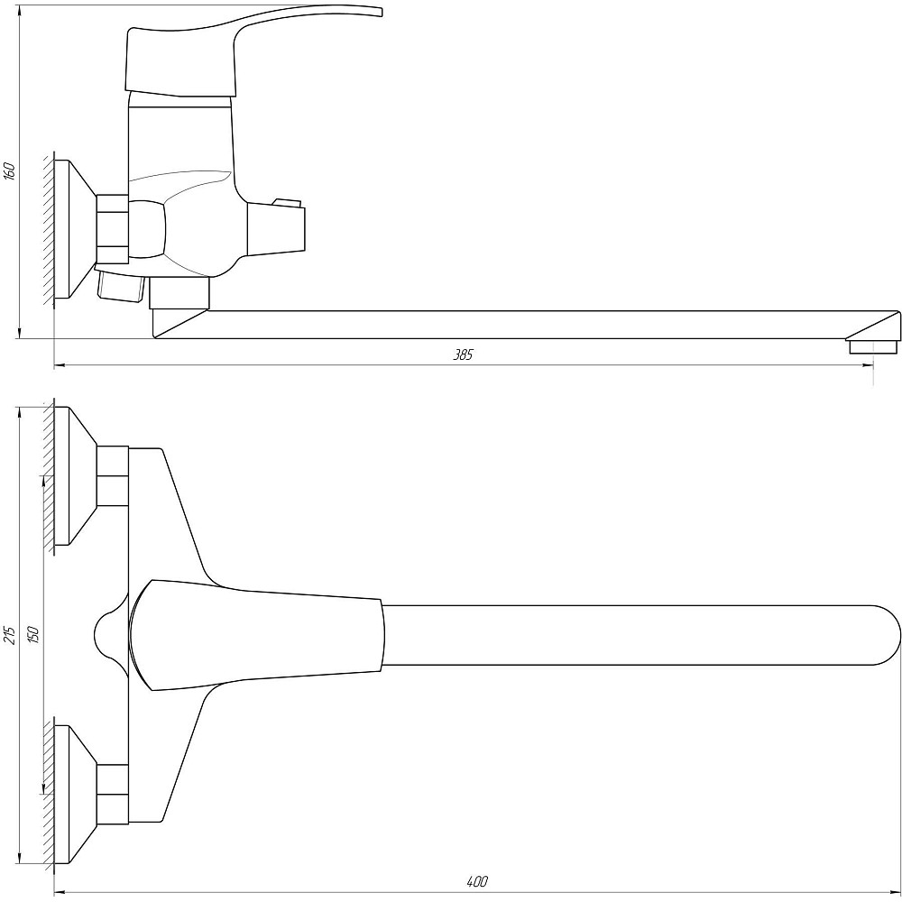 Змішувач для ванни DOMINO DQ-208 Луцк - изображение 5