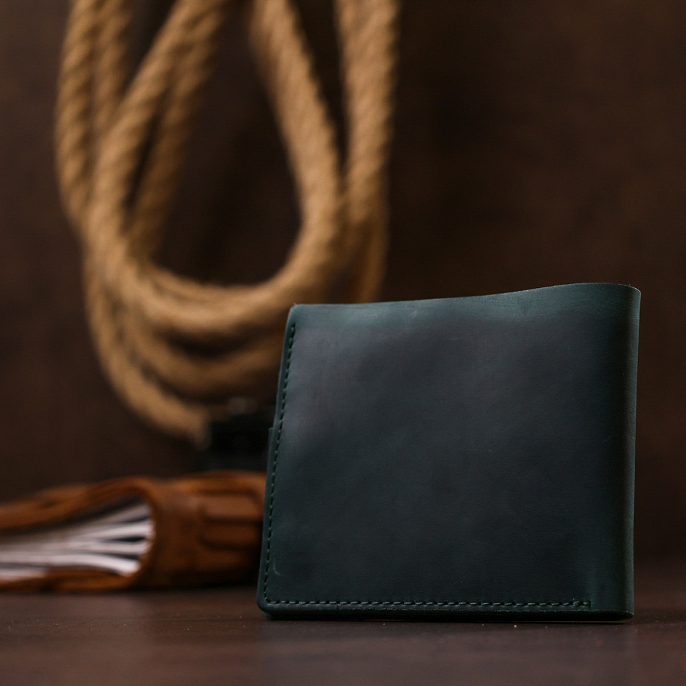 Модне вінтажне портмоне Зелений (SHVIGEL) Київ - фото 4