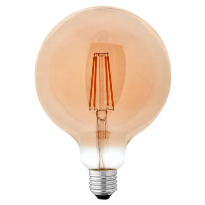 Лампочка Delux Globe G125 8Вт E27 2700К amber filament (90016726) Винница - изображение 1