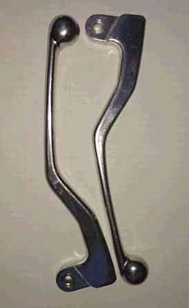 Важелі керма ЯВА 360, 634, 250 6V (пара) (алюміній) (хром, + втулка) (Тайвань) VCH Киев