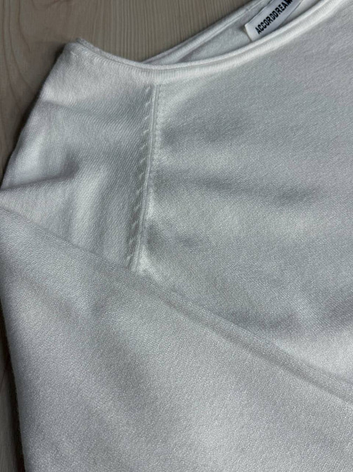 Джемпер жіночий ACCORDDREAM 9377 тонкий светр однотонний базовий, білий, one size Київ - фото 12