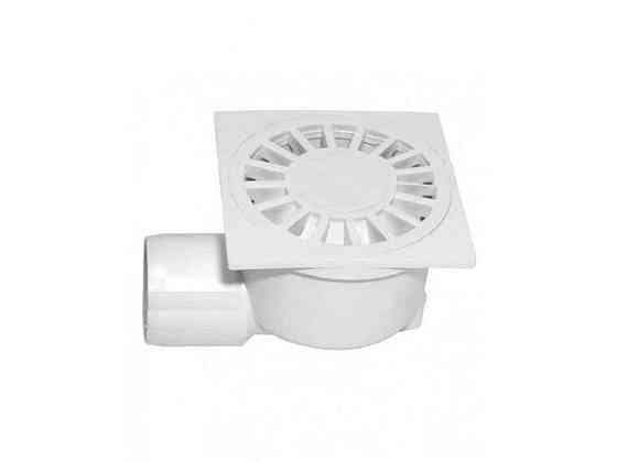 Трап 10х10см боковой отвод, D 50, пластиковый ТМ WATERSTAL Solmir Solmir Solmir Київ