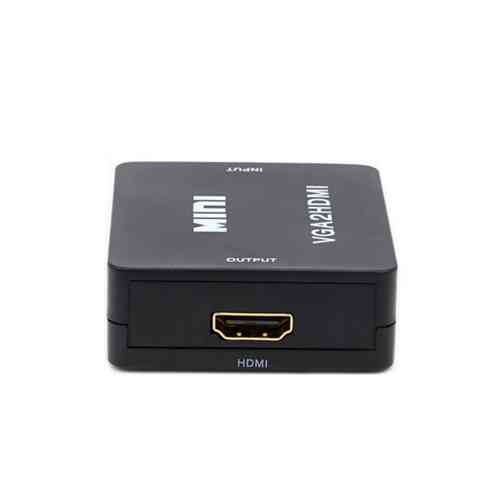 Конвертер VGA - HDMI, відео, аудіо, 1080p, чорний Вінниця