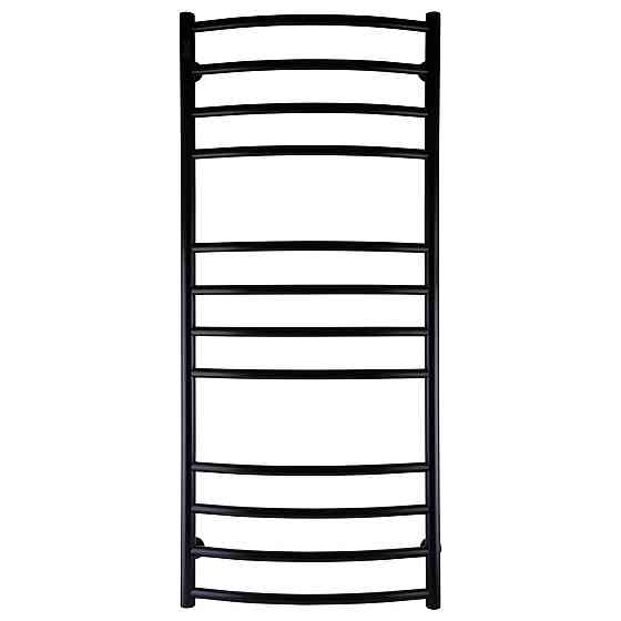 Рушникосушарка UNIO LDE W 1200-500-12 BLK Драбинка Дуга Еліт вода чорна (000021553) Київ