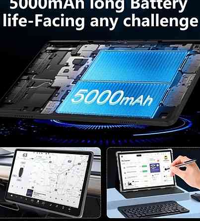 12/512 Gb, планшет, +чехол+клавиатура, новый, 10.1,sim,Android 13. Киев