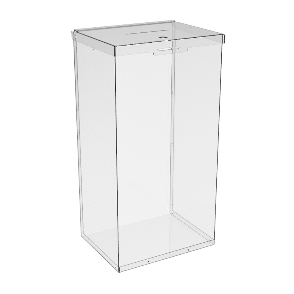 Ящик EKOSTAR с замком для пожертвований и сбора денег 260x200x500. Объем 26 литров Киев - изображение 3