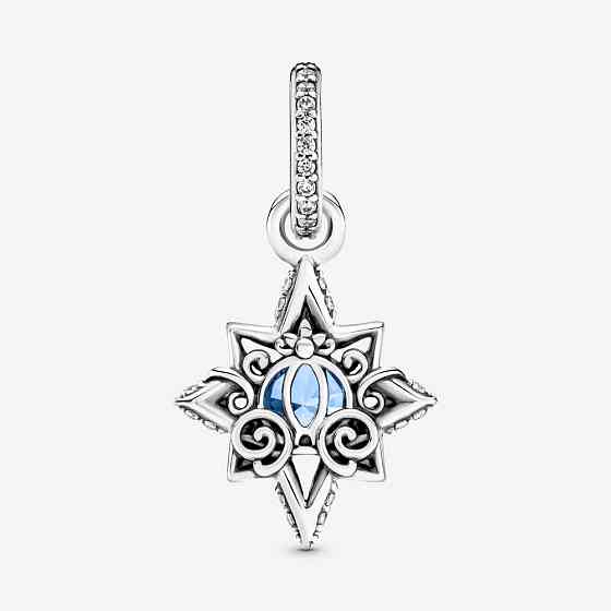 Серебряный шарм Пандора Disney Cinderella Blue Star PendantMasterSem Киев