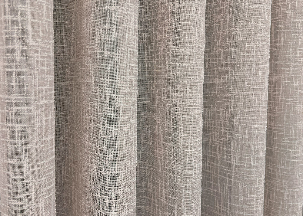 Тюль VR-Textil 1980т Лен однотонный Капучино 400х270 см (42-1039) Киев - изображение 6