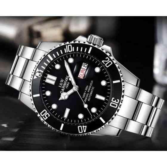 Годинник чоловічий наручний Carnival Patent (Сріблясті) Вінниця