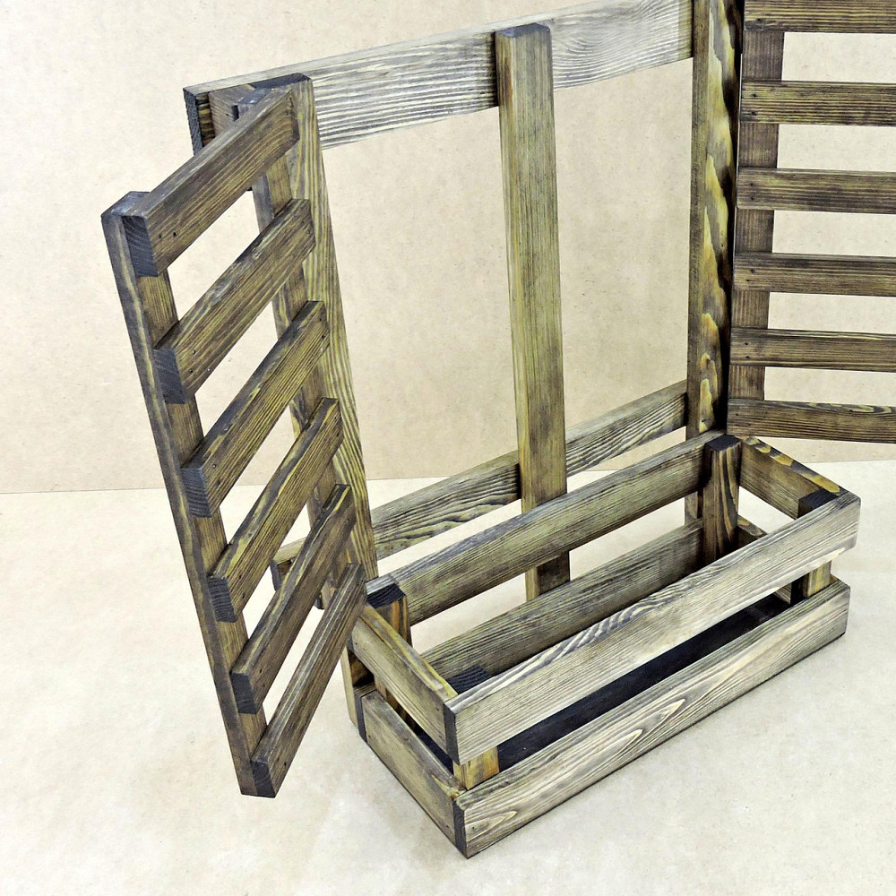 Полиця настінна для квітів "Лімейра" капучино Миколаїв - фото 4