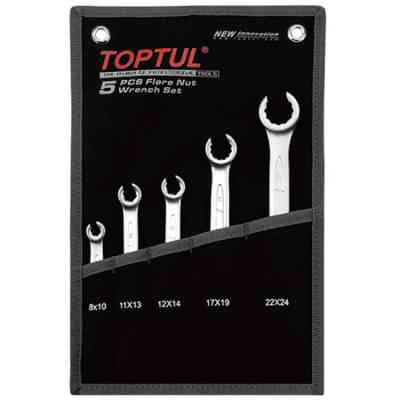 Ключ Toptul розрізний 5 шт. 8-24 мм (чохол) (GPAQ0502) Вінниця
