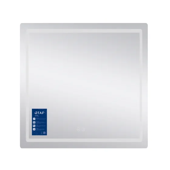 Дзеркало Qtap Mideya (MI2) 700х800 з LED-підсвіткою Touch, з антизапотіванням, димером, регумацію QT2078DCF7080 Київ