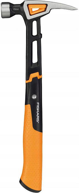 Универсальный Молоток - гвоздодер столярный Fiskars IsoCore (M) 16oz/13.5