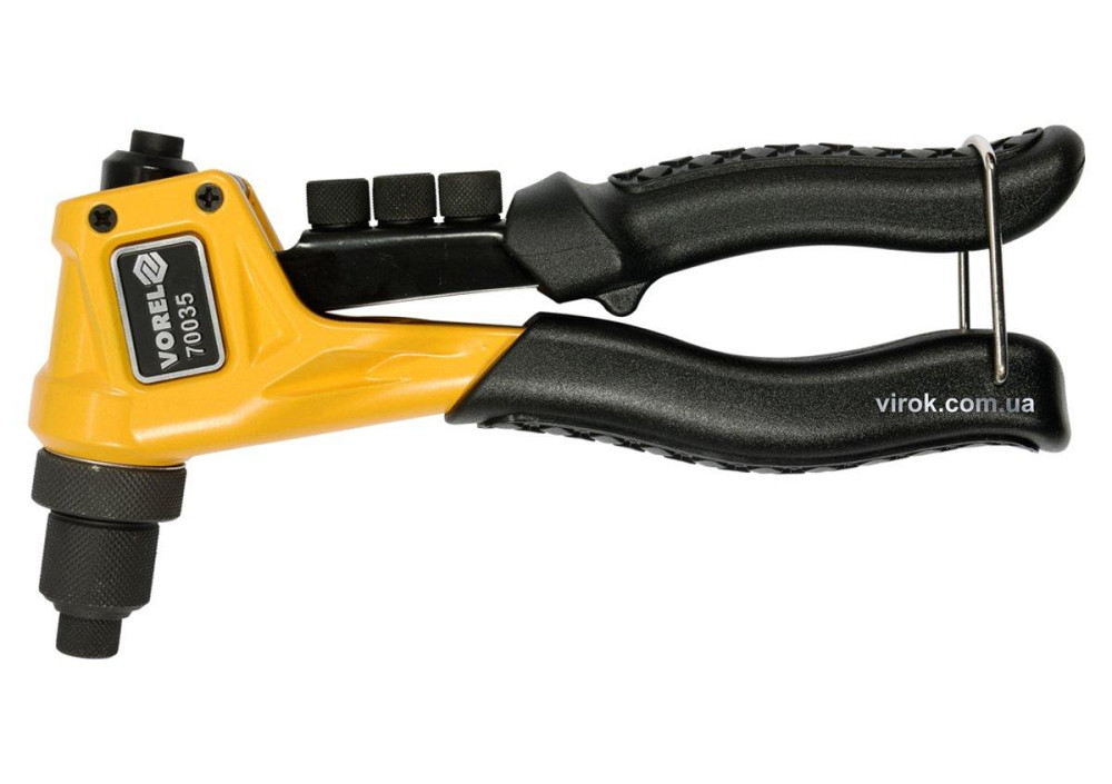 Заклепочник ручний VOREL з металевим корпусом, l=200 мм, для нітів Ø=2.4/3.2/4.0/4.8 мм [30] Одеса - фото 1