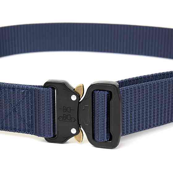 Текстильний ремінь Vintage 20548 Синій Київ