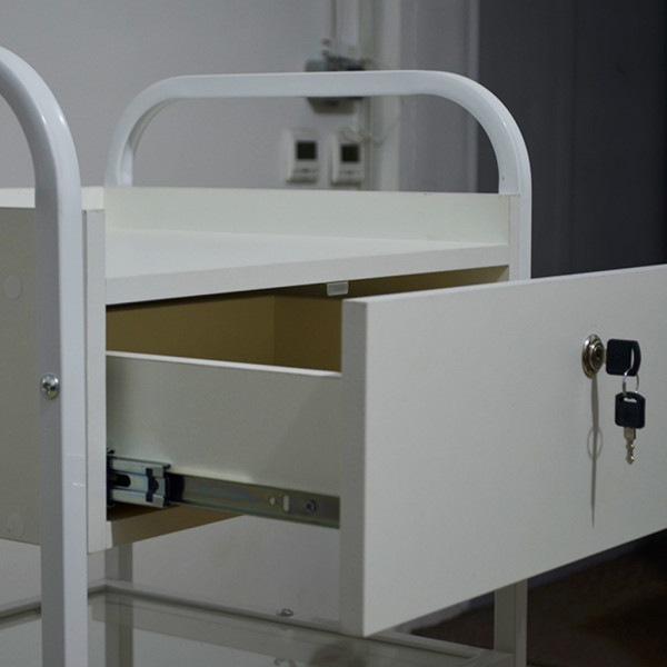 Косметологическая тележка с ящиком и стеклянными полками UK-008 Киев - изображение 12