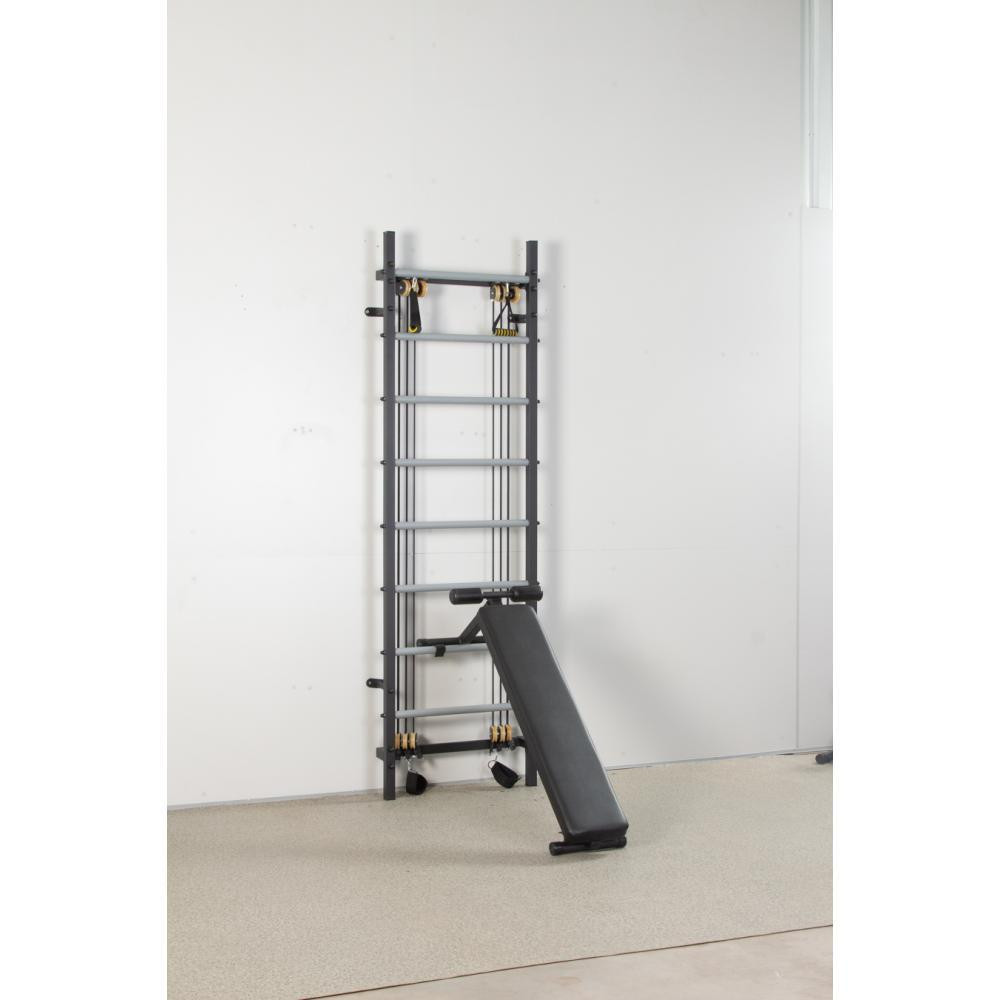 Шведская стенка с системой эспандеров Cross Training Full Black, профессиональная система эспандеров, 150 кг Каменское - изображение 3