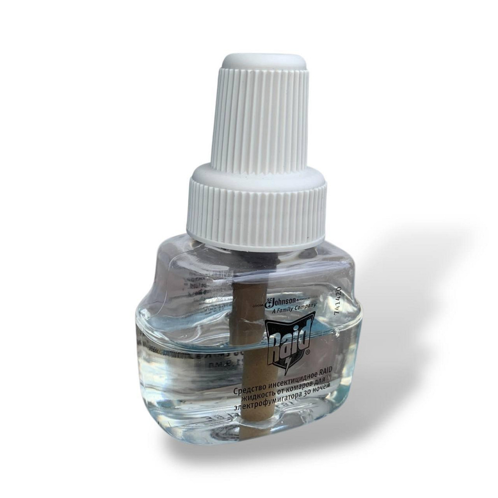 Жидкость для электрофумигатора Raid от комаров без коробки, на 30 ночей, сменный блок, 22 мл Харьков - изображение 1