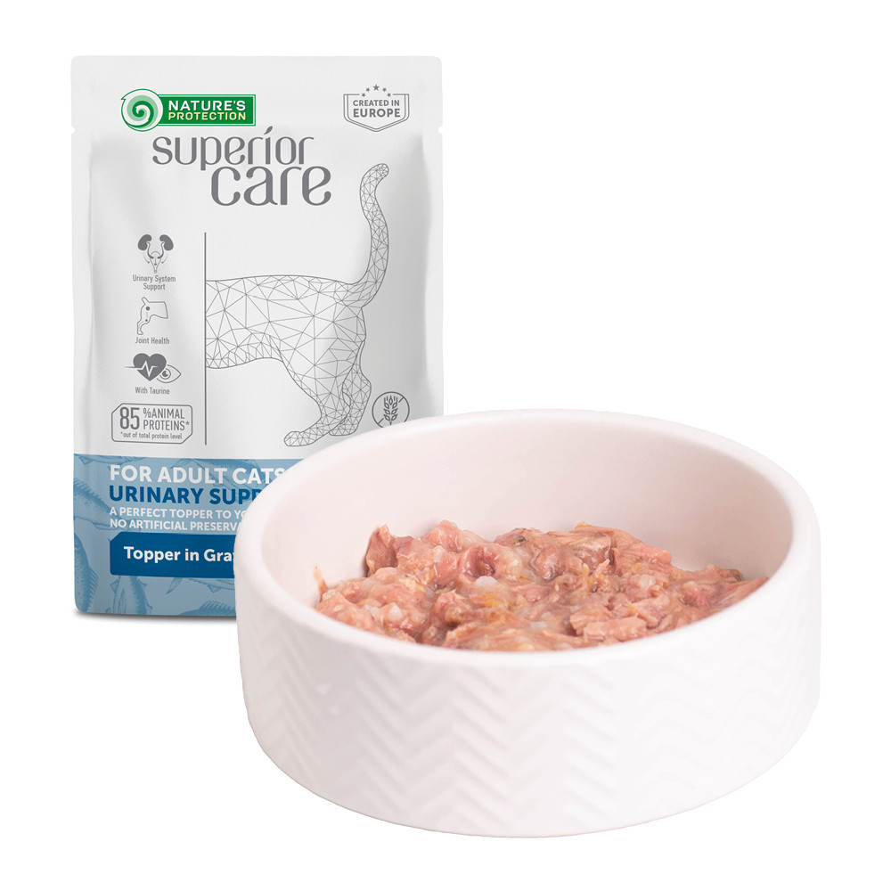 Nature's Protection Superior Care Adult Cats Urinary Tuna & Salmon Вологий корм для котів для підтримки сечовидільної системи з тунцем і лосо Киев - изображение 4