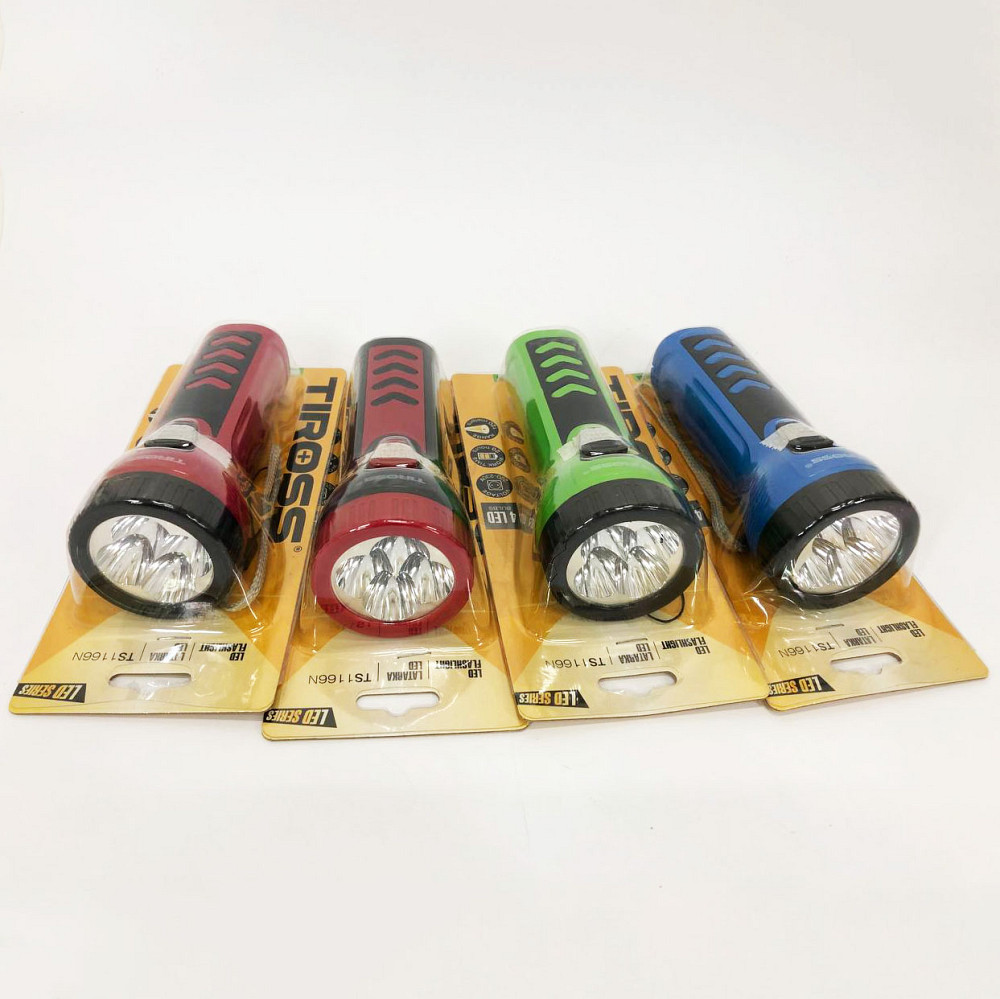 Мощный тактический фонарь светодиодный TIROSS, Ручной инспекционный фонарь ручной металлический UK-40 Ивано-Франковск - изображение 2