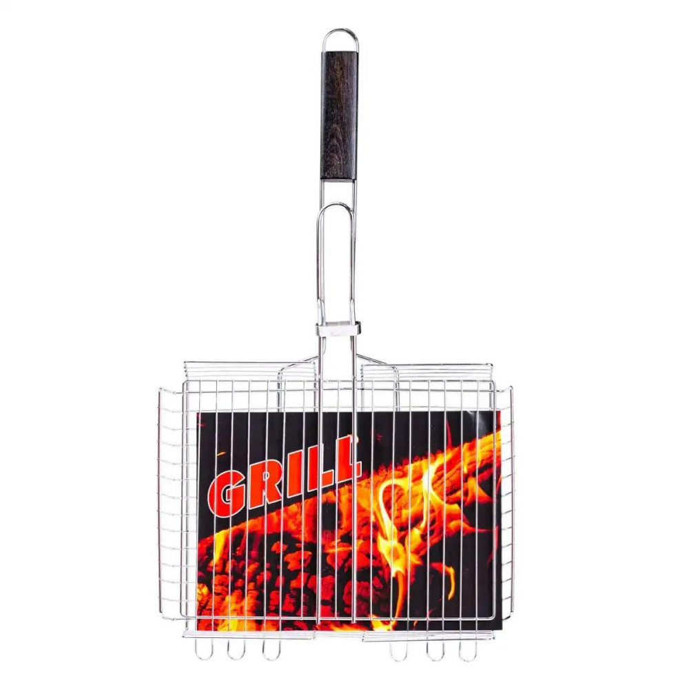 Велика решітка гриль 42*31 (см) для мангалу, барбекю HP458RESH Київ - фото 9