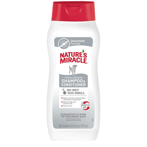 Шампунь-кондиціонер 8in1 Nature’s Miracle для собак гіпоалергенний 473 мл Київ - фото 4