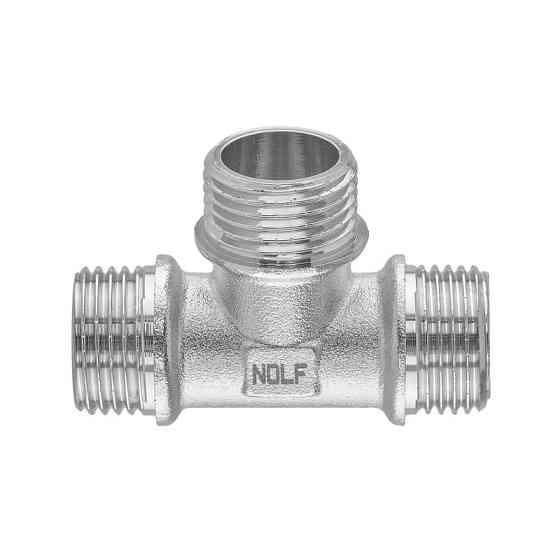 Трійник Nolf NFC.T06MMM-N-1/2''MMM нікельований (NF3101) Київ