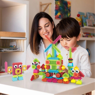 Конструктор Picasso Tiles Hedgehog Building Blocks Set 112 деталей (817338022631) Винница - изображение 7