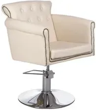 Перукарське Крісло Fotel Fryzjerski Alberto Bh 8038 Kremowy Киев - изображение 1