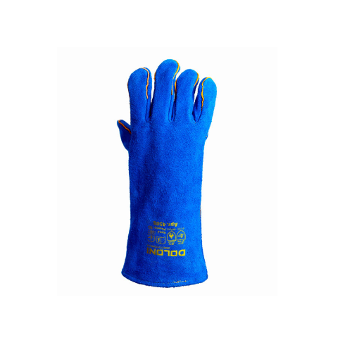 Рукавички 4508 краги зварювальні з підкладкою р.10(XL) синій ДКГ Житомир - изображение 1
