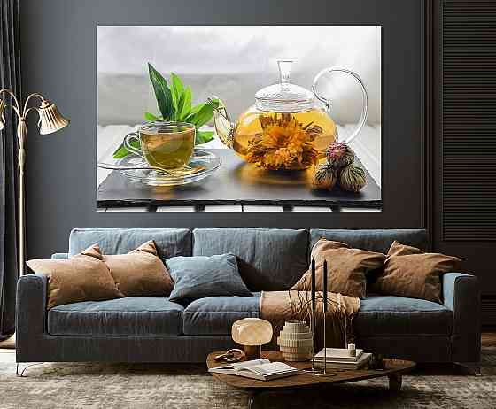 Картина полотно у вітальню / спальню  Чай    MLP_357 ( 60х30см ) 80х160см Київ