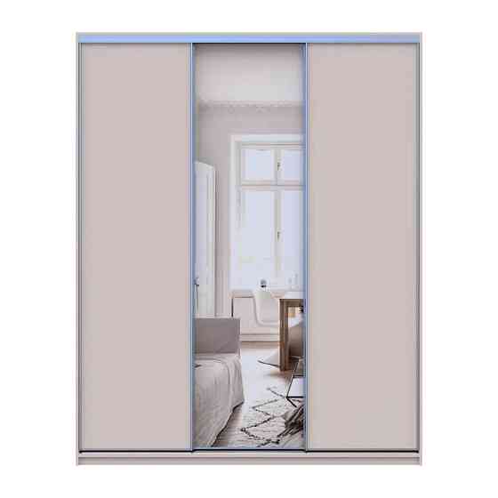 Шкаф-купе Doros Сити Лайт Кашемир 2 ДСП/1 зеркало 180х60х225 (80736371) Днепр