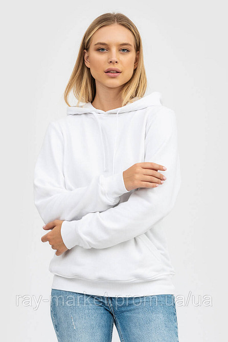 Набор женский худи утепленное 2шт RAY BASIC Белый/Голубой (U0401W-White-Sky Blue) S Киев - изображение 5