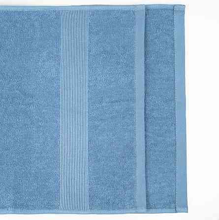 Полотенце для рук и лица махровое с Бордюром GM Textile 40х70см 400г/м2 (Синий) Сумы