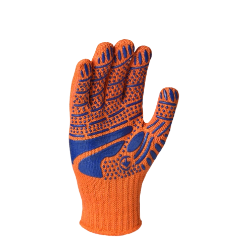 Рукавички 794 трикотаж з малюнком ПВХ клас 7 помаранчевий Standart ДКГ Житомир - изображение 3