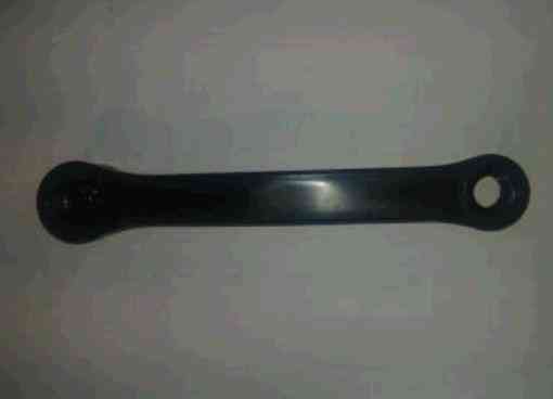 Шатун велосипедный (левый) (L-17 см, квадрат, алюминий, черный) Мукачево