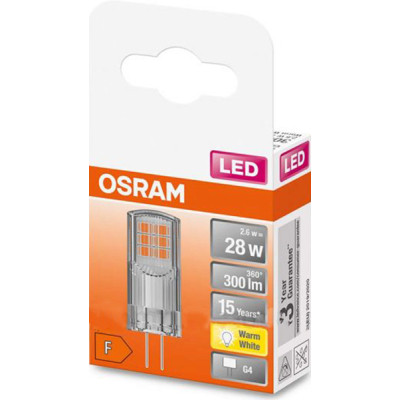 Лампочка Osram LED PIN30 2,6W/827 12V CL G4 (4058075431997) Винница - изображение 3