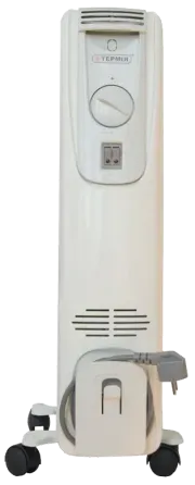 Масляный обогреватель Термия H0612 6 секций 1.2 кВт электрорадиатор с термостатом с защитой от опрокидывания на колесах Киев