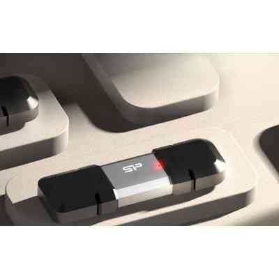 USB флеш накопитель Silicon Power USB 256G SILICON POWER usb3.2+TypeC Mobile C51 (SP256GBUC3C51V1S) Винница