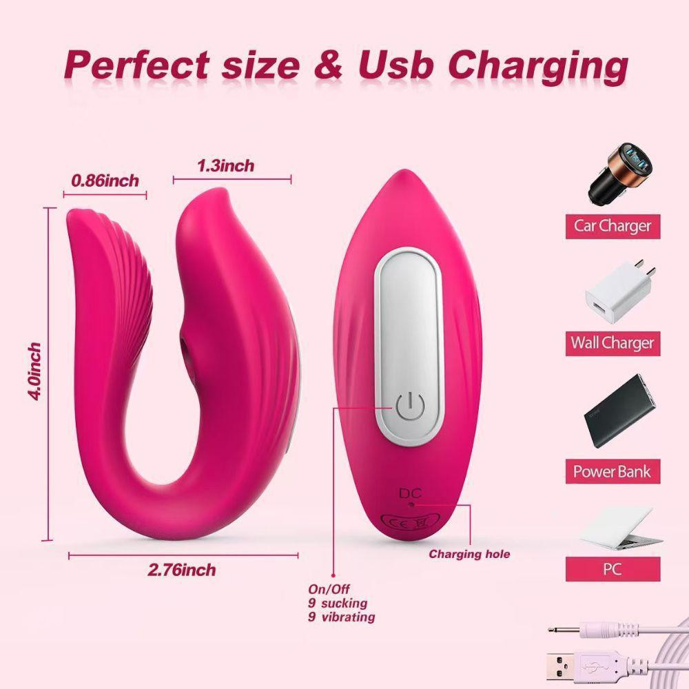 Смарт вибратор для двух Vibrator - pink - app control Sex Aura Киев - изображение 5