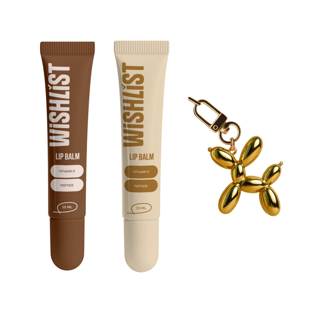 Набір бальзамів-блисків для губ Espresso Noir & Blessed Honey WishList Lip Gloss Balms + Іграшка-брелок Київ - фото 2