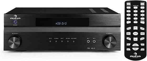 Підсилювач звуку Auna AV2-H338 3X HDMI FM 5.1 з Німеччини Дніпро